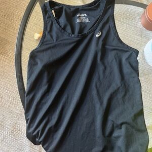 Black ASICS tank top size small